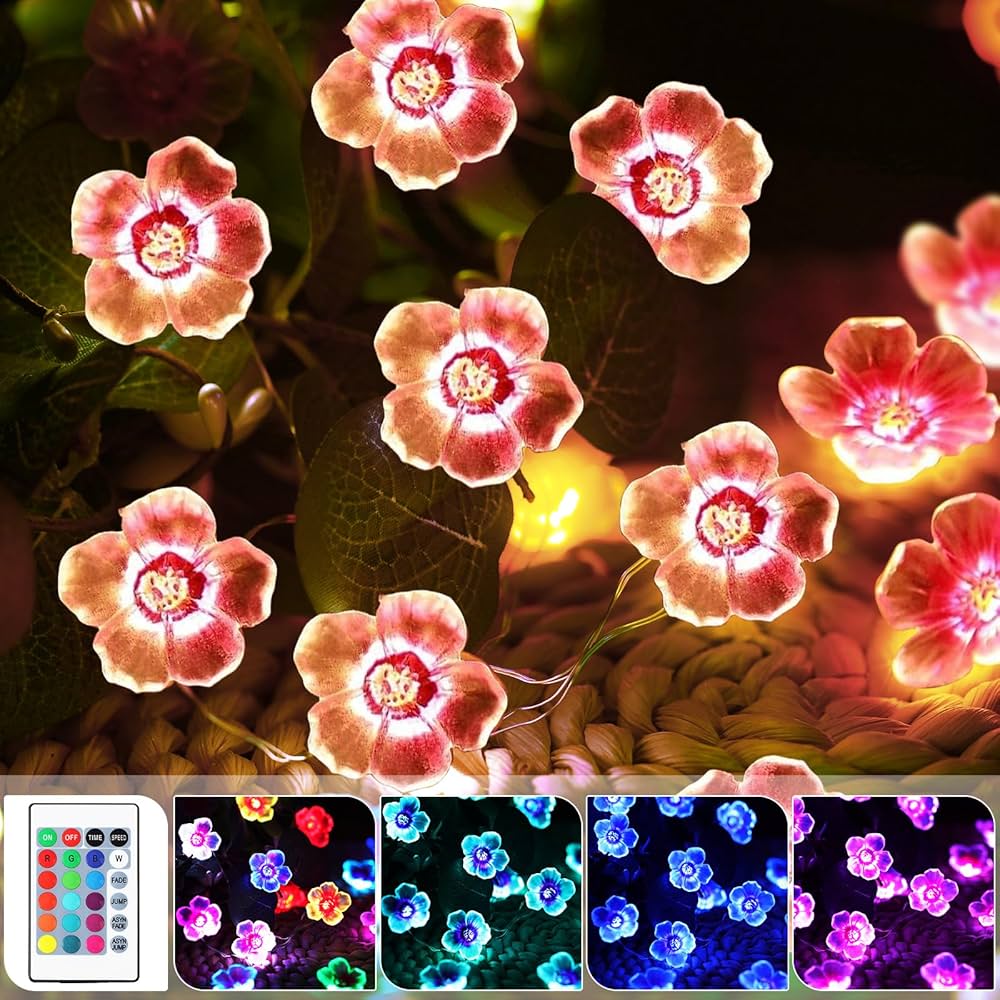 Amazon.com: Mudder 16 Colors Cherry Blossom Decor Flower